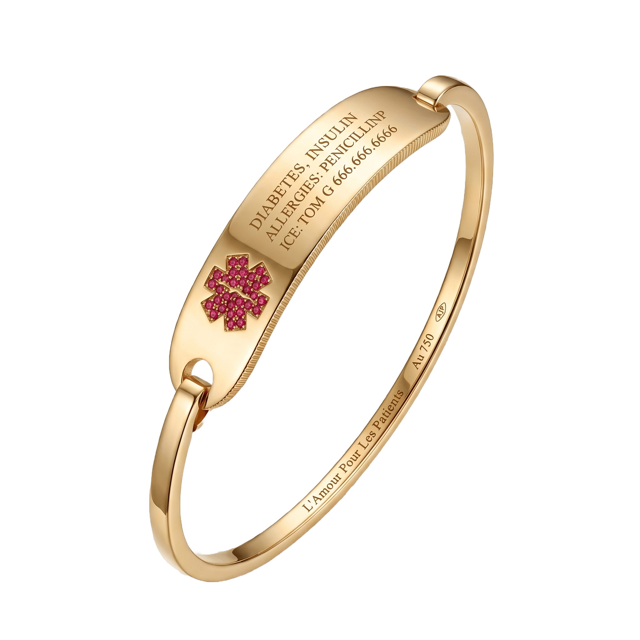 Medical Bangle Close-up