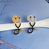 Stethoscope Brooch Pin for Nurse and Doctors