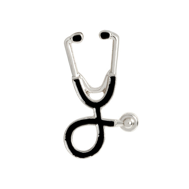 Stethoscope Brooch Pin for Nurse and Doctors