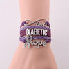 Diabetic hope bracelet for Diabetes Awareness