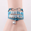 Not All Wounds Are Visible Anxiety Awareness hope bracelet for Anxiety Awareness