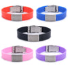 Silicone Custom Engraved Medical Alert ID Bracelet for Kids